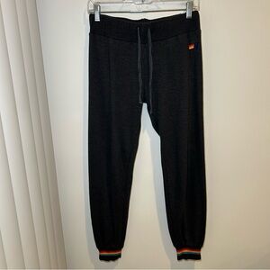 Aviator Nation Jogger Sweatpants Charcoal Grey Size Small